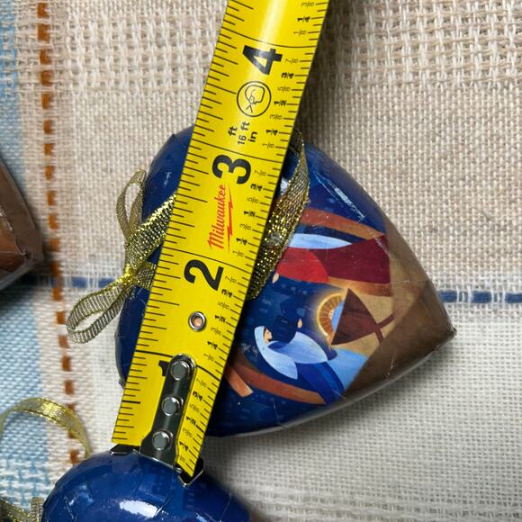 Set of 6 Heart-Shaped Nativity Ornaments – 3.5” Christmas Decor - Picture 10 of 10